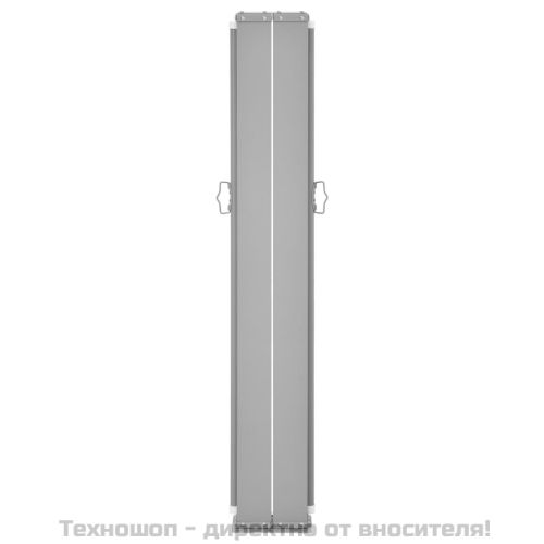 Прибираща се двойна странична тента, 170x600 см, кремава