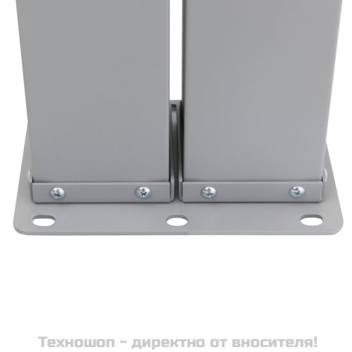 Прибираща се двойна странична тента, 170x600 см, кремава