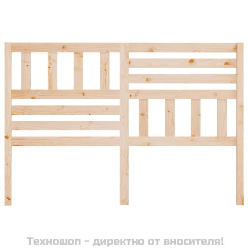 Горна табла за легло, 141x4x100 см, бор масив