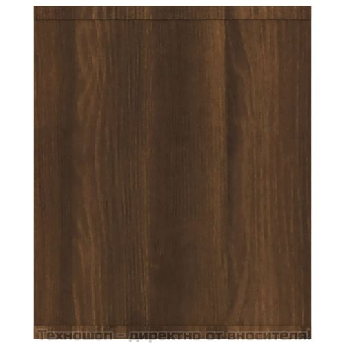 Шкаф за книги/ТВ шкаф кафяво дъб 143x30x36 см инженерно дърво