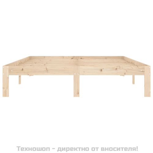 Рамка за легло, бор масив, 140х200 см