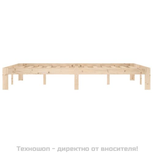 Рамка за легло, бор масив, 140х200 см