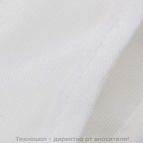 Тента за лодка, 3 дъги, бяла, 183x140x137 см