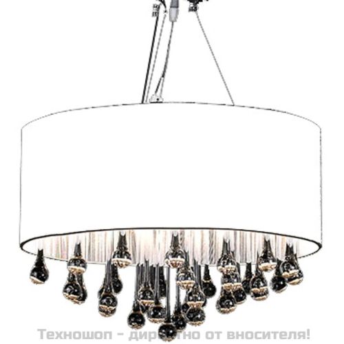 Полилей с 85 кристала, бял