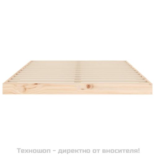 Рамка за легло 120x190 см Small Double масивно дърво бор