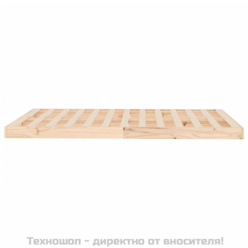Рамка за легло 120x190 см Small Double масивно дърво бор
