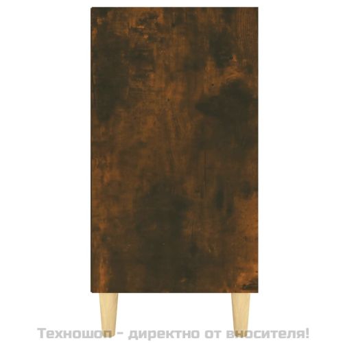 Сайдборд, опушен дъб, 103,5x35x70 см, инженерно дърво