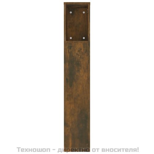 Табла за легло тип шкаф, опушен дъб, 180x18,5x104,5 см