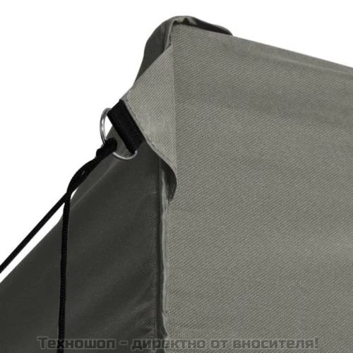 Професионална сгъваема парти шатра, 3х4 м, стомана, антрацит