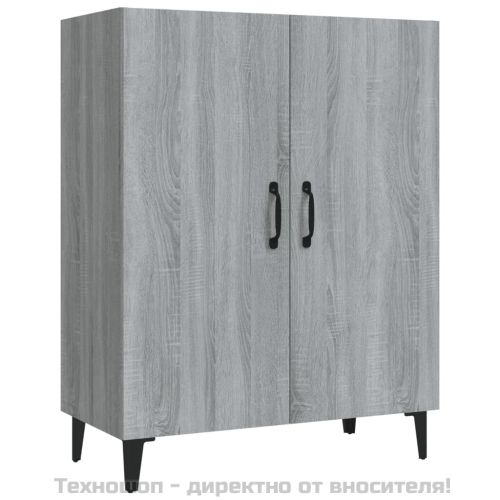 Сайдборд, Сив сонома, 70x34x90 см, инженерно дърво