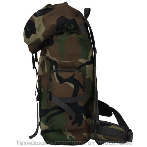 Раница, стил "войнишка", 65 л, камуфлажна