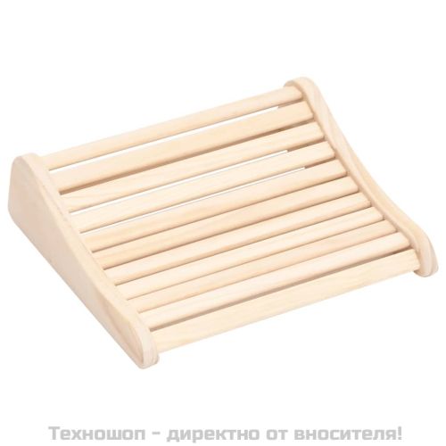 Облегалка за глава за сауна, масивен бор