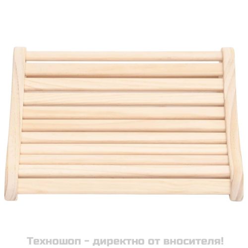 Облегалка за глава за сауна, масивен бор