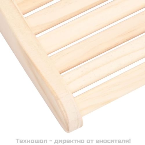 Облегалка за глава за сауна, масивен бор