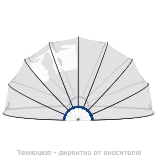 Купол за басейн 500x250 см