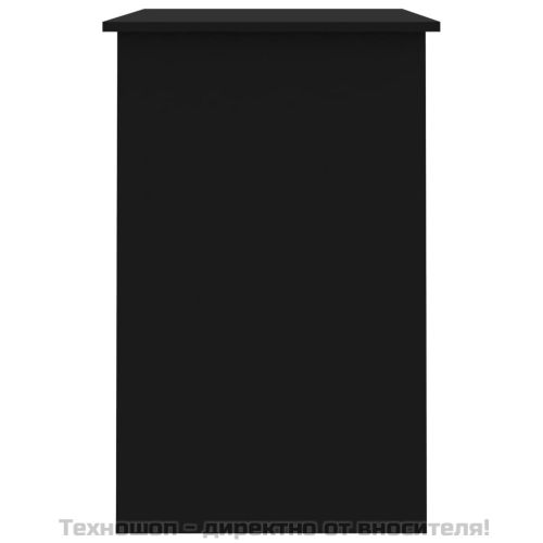 Бюро, черно, 100x50x76 см, инженерно дърво