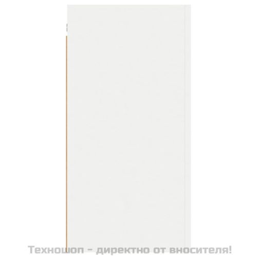 ТВ шкаф, бял, 30,5x30x60 см, инженерно дърво