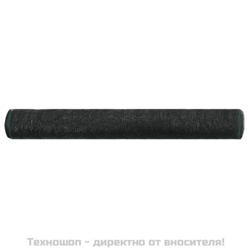 Тенис екран, HDPE, 1x25 м, черен