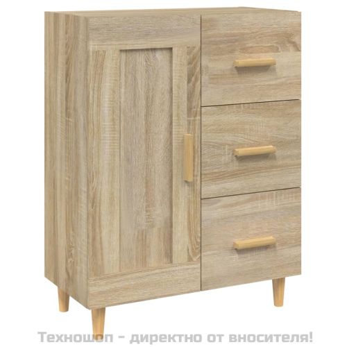 Сайдборд, дъб сонома, 69,5x34x90 см, инженерно дърво