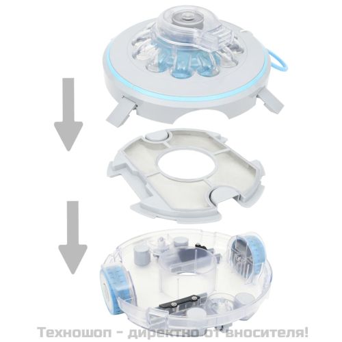 Безжичен робот за почистване на басейни, 27 W