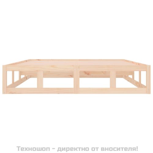 Рамка за легло, 120x200 см, масивно дърво