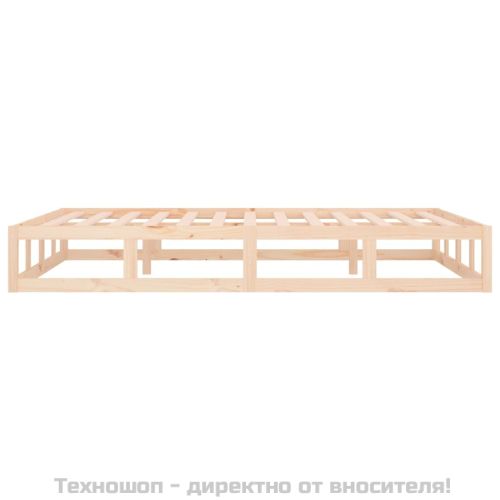 Рамка за легло, 120x200 см, масивно дърво