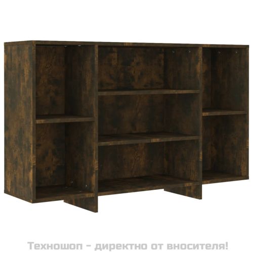 Сайдборд, опушен дъб, 120x30x75 см, инженерно дърво