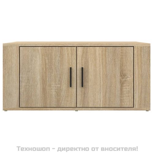 Кафе маса, дъб сонома, 80x50x36 см, инженерно дърво