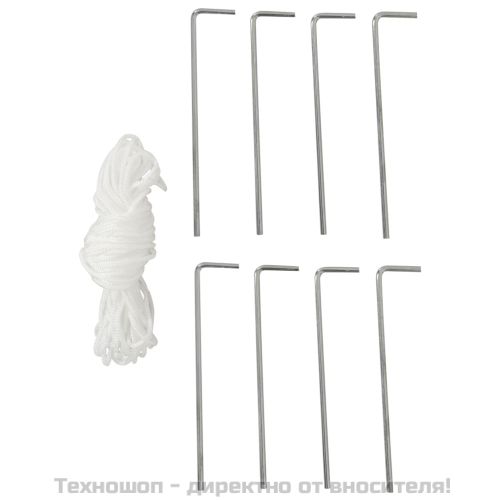 Шатра за партита с 6 мрежести стени, 6х3 м