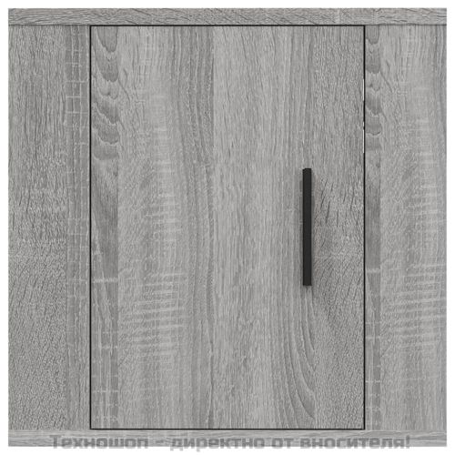 ТВ шкаф за стенен монтаж, сив сонома, 40x34,5x40 см