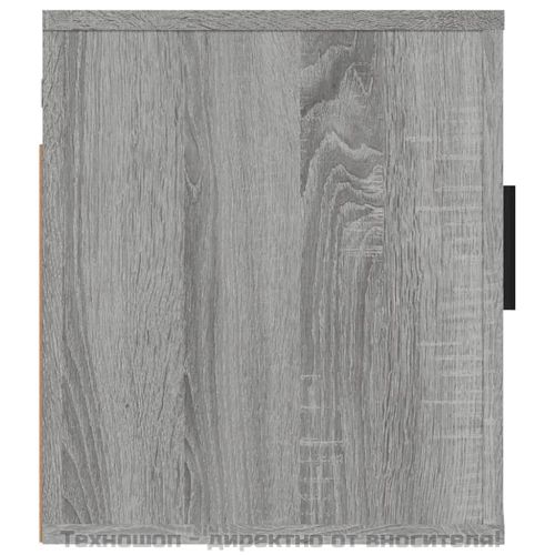 ТВ шкаф за стенен монтаж, сив сонома, 40x34,5x40 см