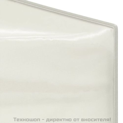 Сгъваема парти палатка със странични стени, кремава, 2x2 м