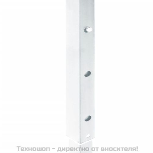 Сгъваема парти палатка със странични стени, кремава, 2x2 м