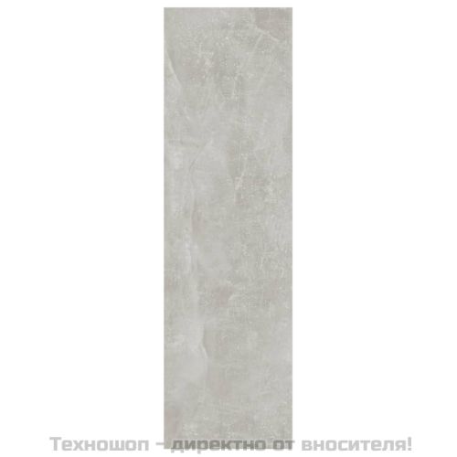 Библиотека/разделител за стая, бетонно сива, 100x30x103 см