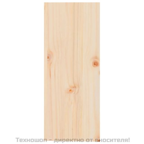 Шкаф за вино, 62x25x62 см, борово дърво масив