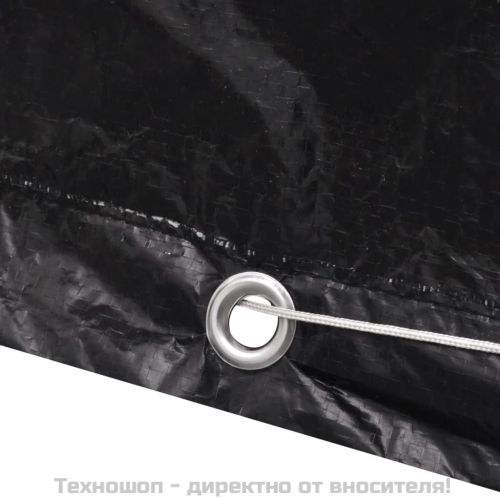 Покривало за градински мебели 8 капси 200 x 160 x 70 см