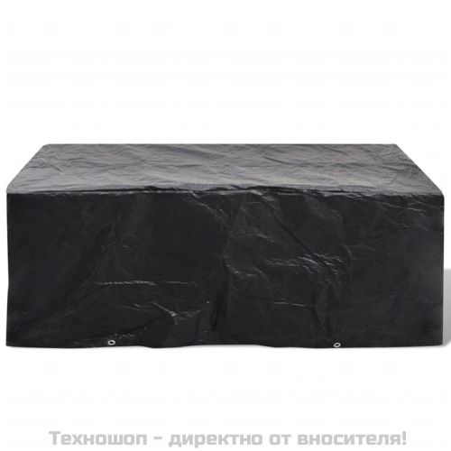 Покривало за градински мебели 8 капси 200 x 160 x 70 см