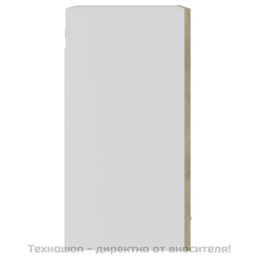 Висящ стъклен шкаф "Lyon", дъб сонома, 40x31x60 см, инженерно дърво