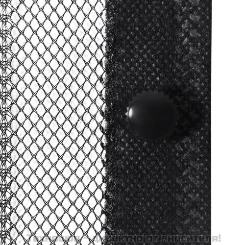 Врата против насекоми с велкро и магнит, 2 бр, черна, 210x100см