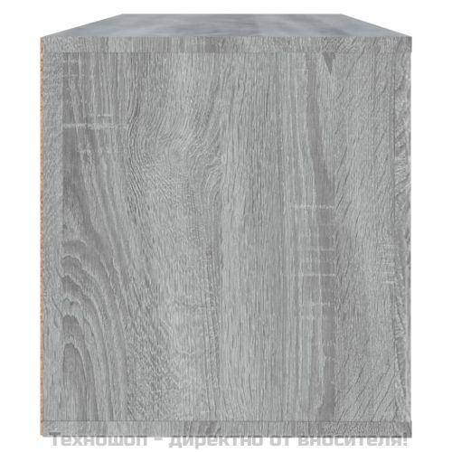 Шкаф за обувки, сив сонома, 100x35x38 см, инженерно дърво