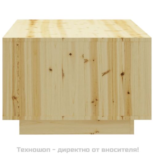 Маса за кафе, 110x50x33,5 см, чамово дърво масив