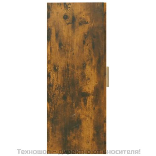 Окачен стенен шкаф, опушен дъб, 69,5x34x90 см