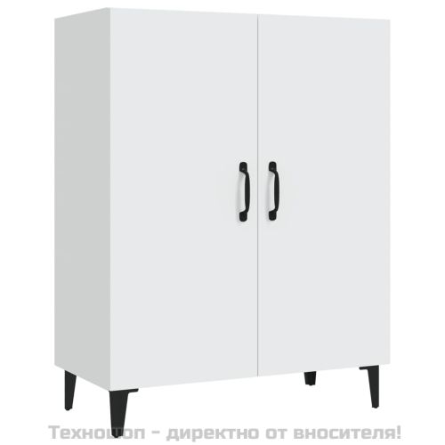 Сайдборд, бял, 70x34x90 см, инженерно дърво