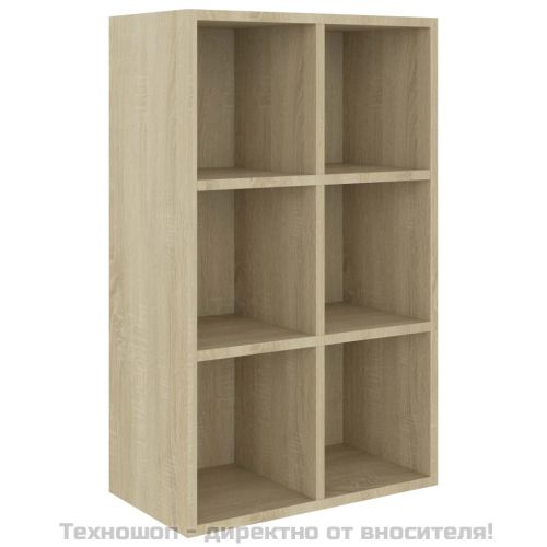 Библиотека/бюфет, дъб сонома, 66x30x98 см, инженерно дърво