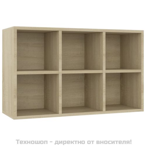 Библиотека/бюфет, дъб сонома, 66x30x98 см, инженерно дърво