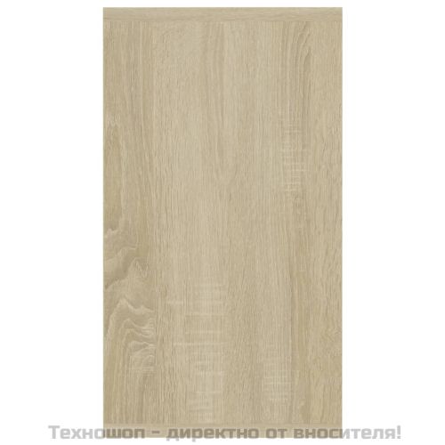 Библиотека/бюфет, дъб сонома, 66x30x98 см, инженерно дърво