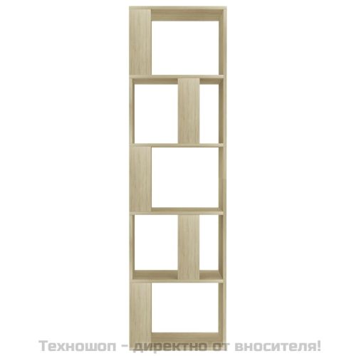 Разделител за стая, дъб сонома, 45x24x159 см, инженерно дърво