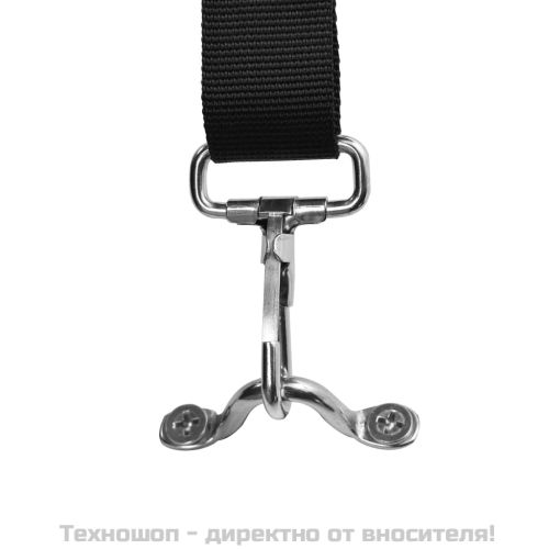 Тента за лодка, 3 дъги, синя, 183x160x137 см