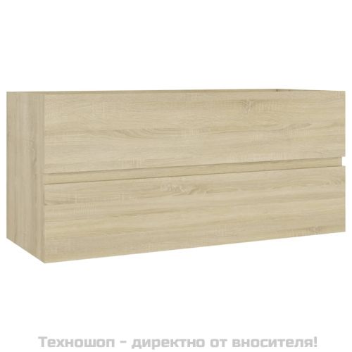 Долен шкаф за мивка, дъб сонома, 100x38,5x45см, инженерно дърво
