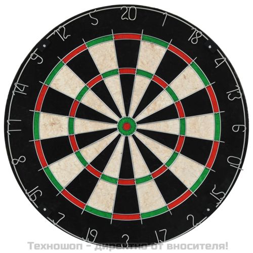 Професионална мишена за дартс от сизал с 6 стрелички